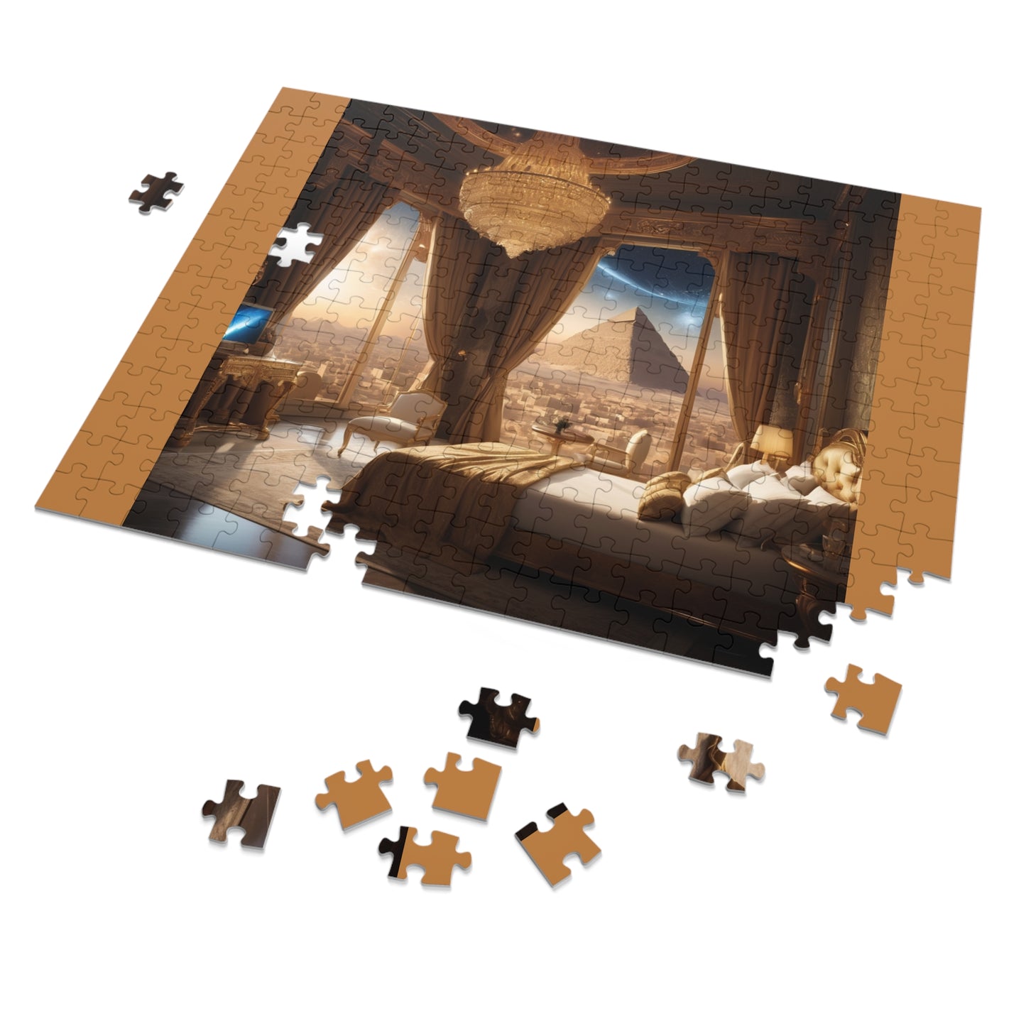 Puzzle pour adultes/ enfants paysage Pyramides d'Égypte (30-2000 PIECES)