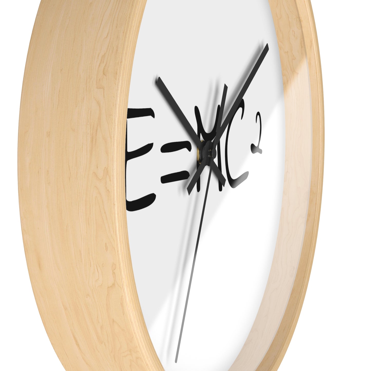 Reloj de pared personalizable E=MC2