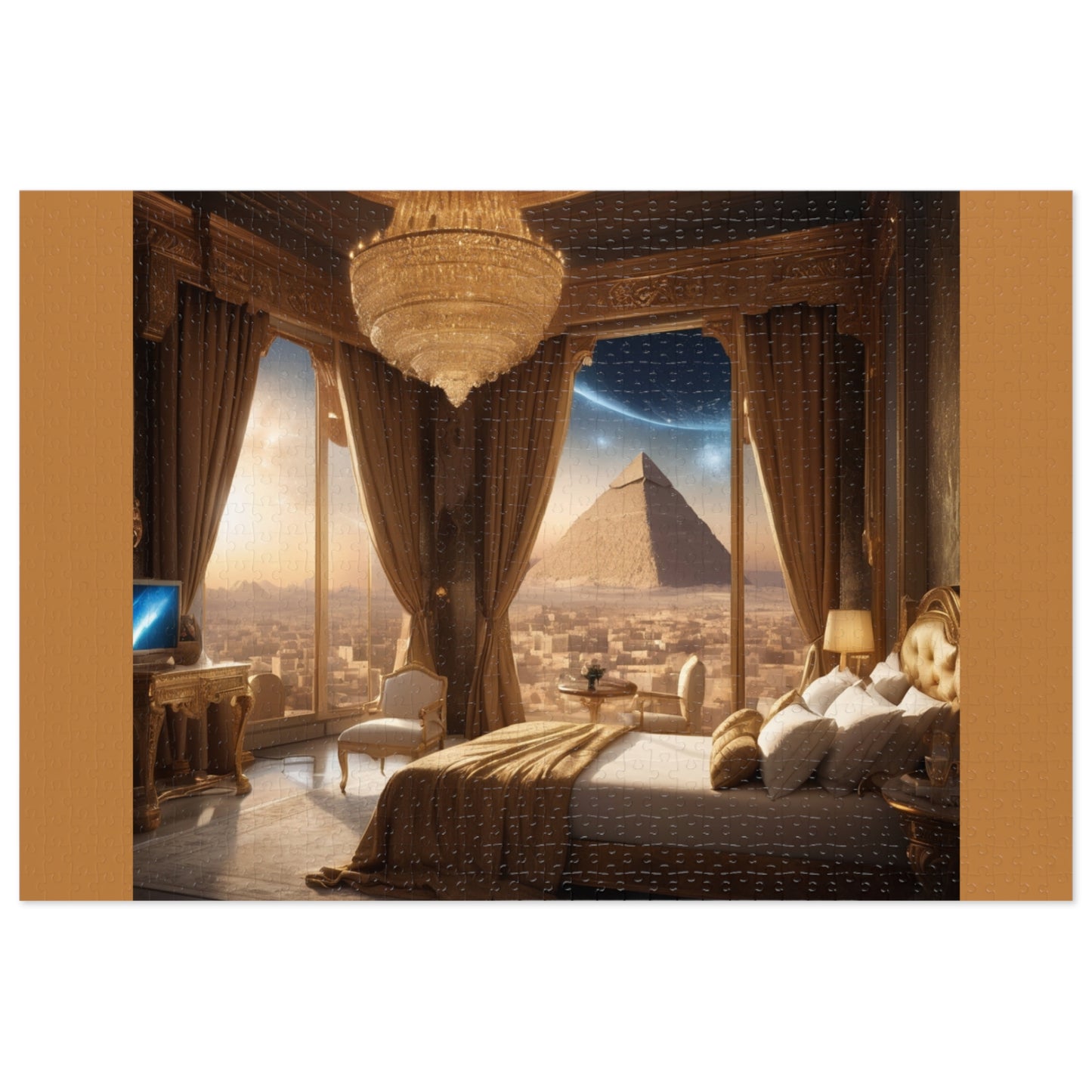 Puzzle pour adultes/ enfants paysage Pyramides d'Égypte (30-2000 PIECES)