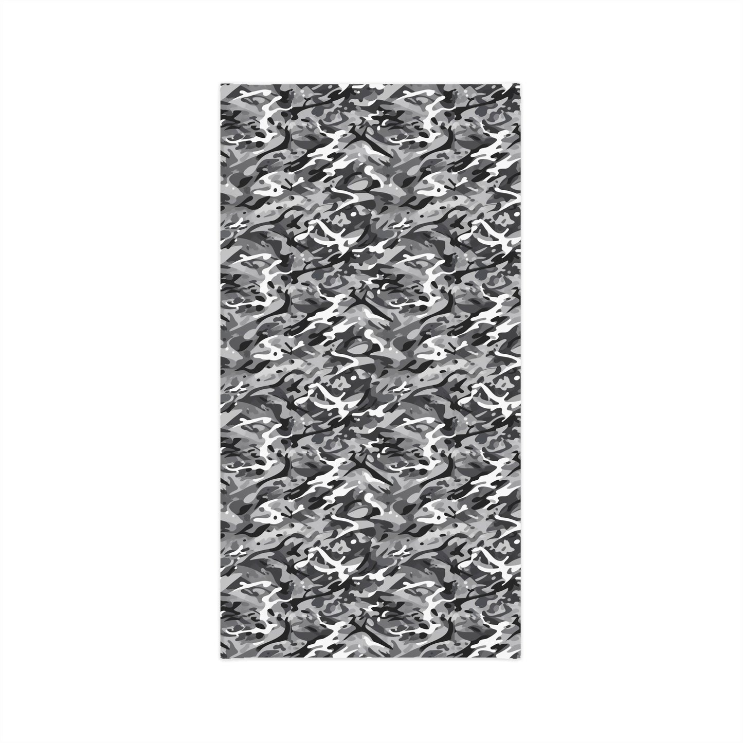 Grey Camo Neck Gaiter — Lightweight Tactical Face Mask & Headband