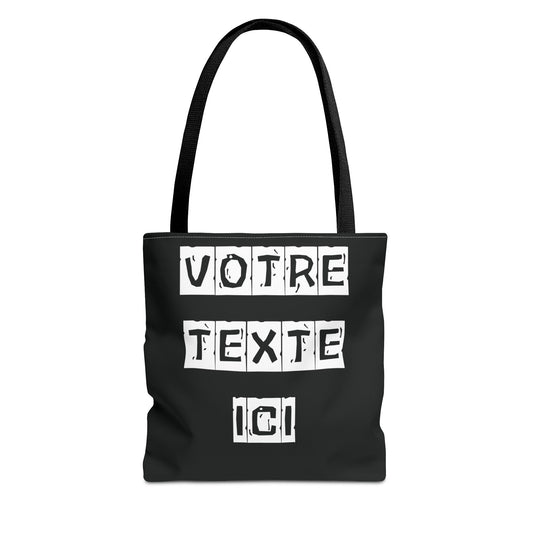 Tote Bag Personnalisable noir