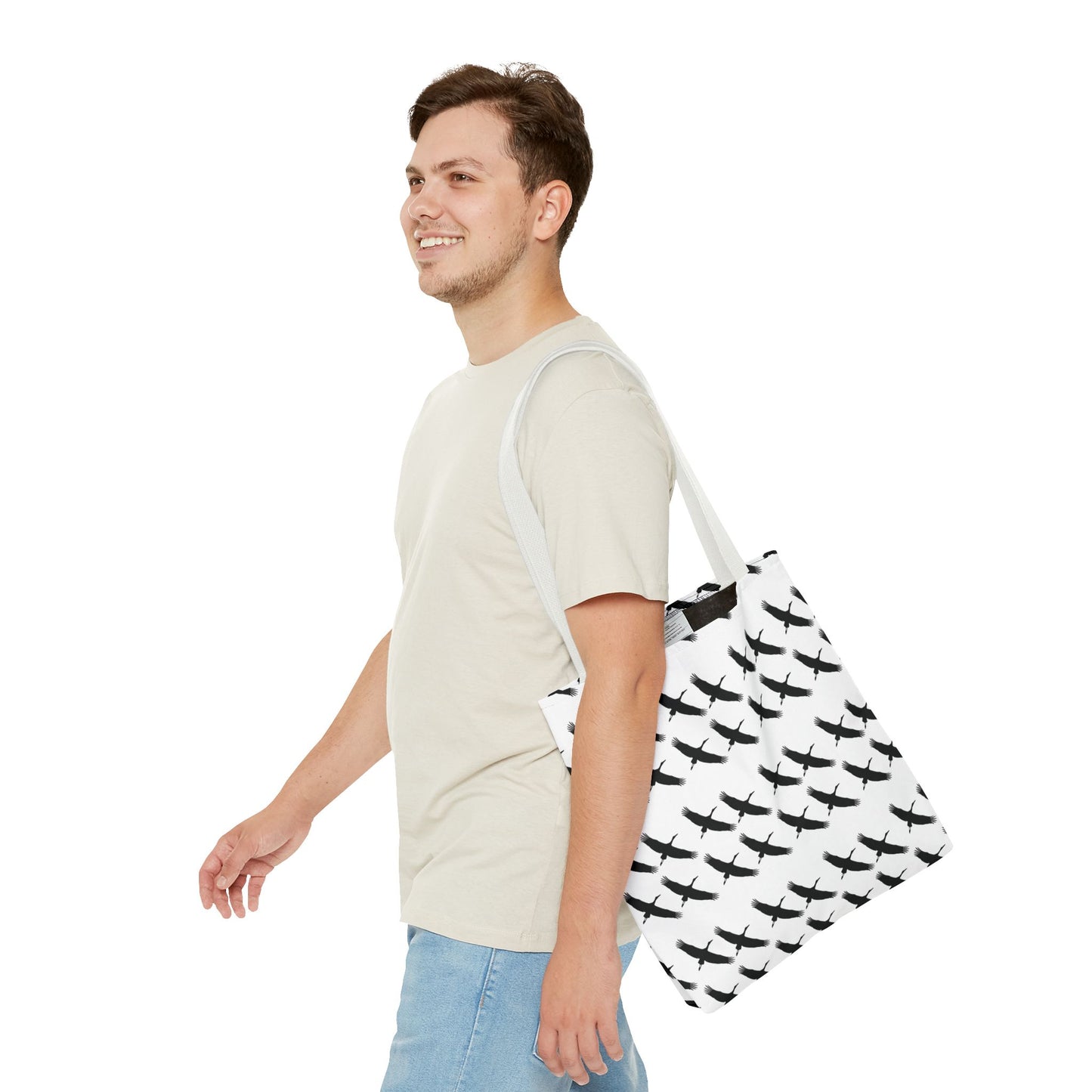 Les Cygognes Tote Bag, Swan Tote Bag, Bird Lover Gift, Eco-Friendly Bag, Shopping Bag, Reusable Grocery Bag