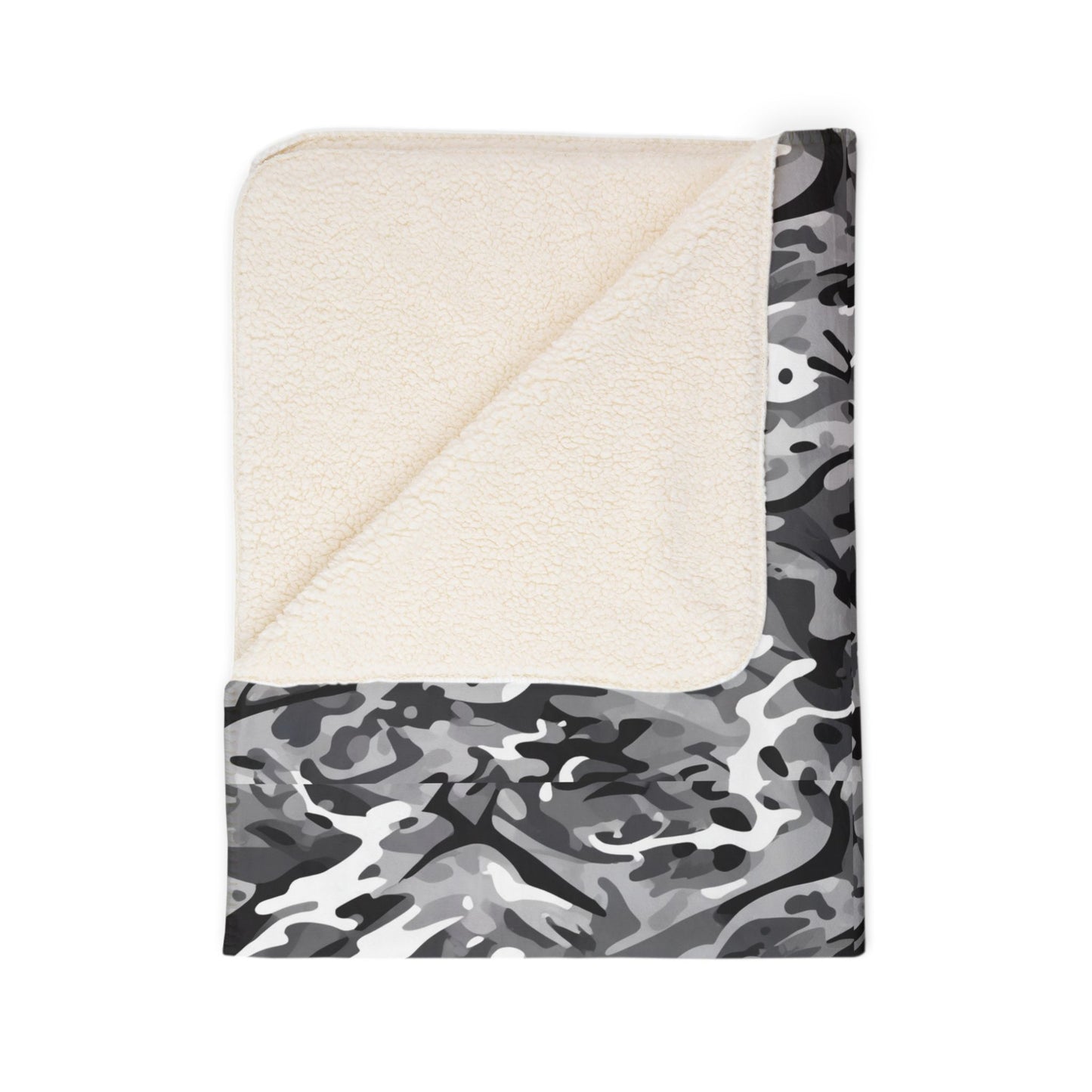 Plaid personnalisable Sherpa / — Cozy couverture Camouflage