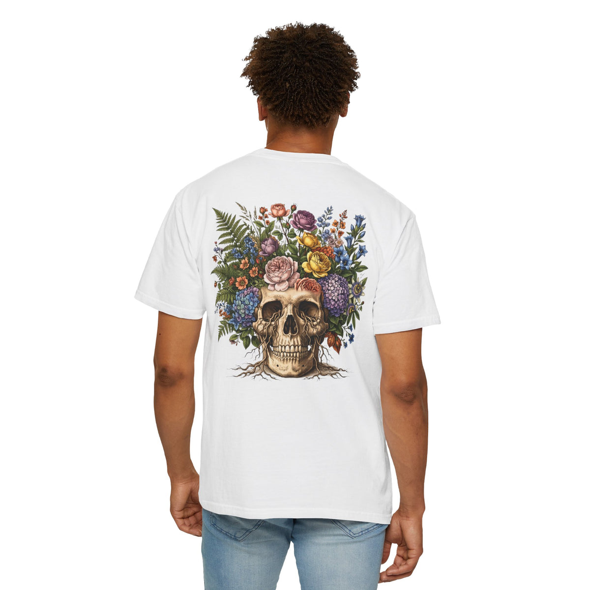 Vintage Botanical tattoo style Graphic Tee