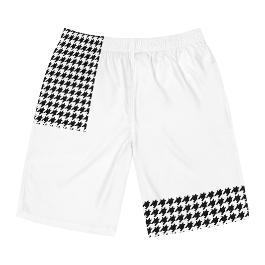 Houndstooth swimming shorts