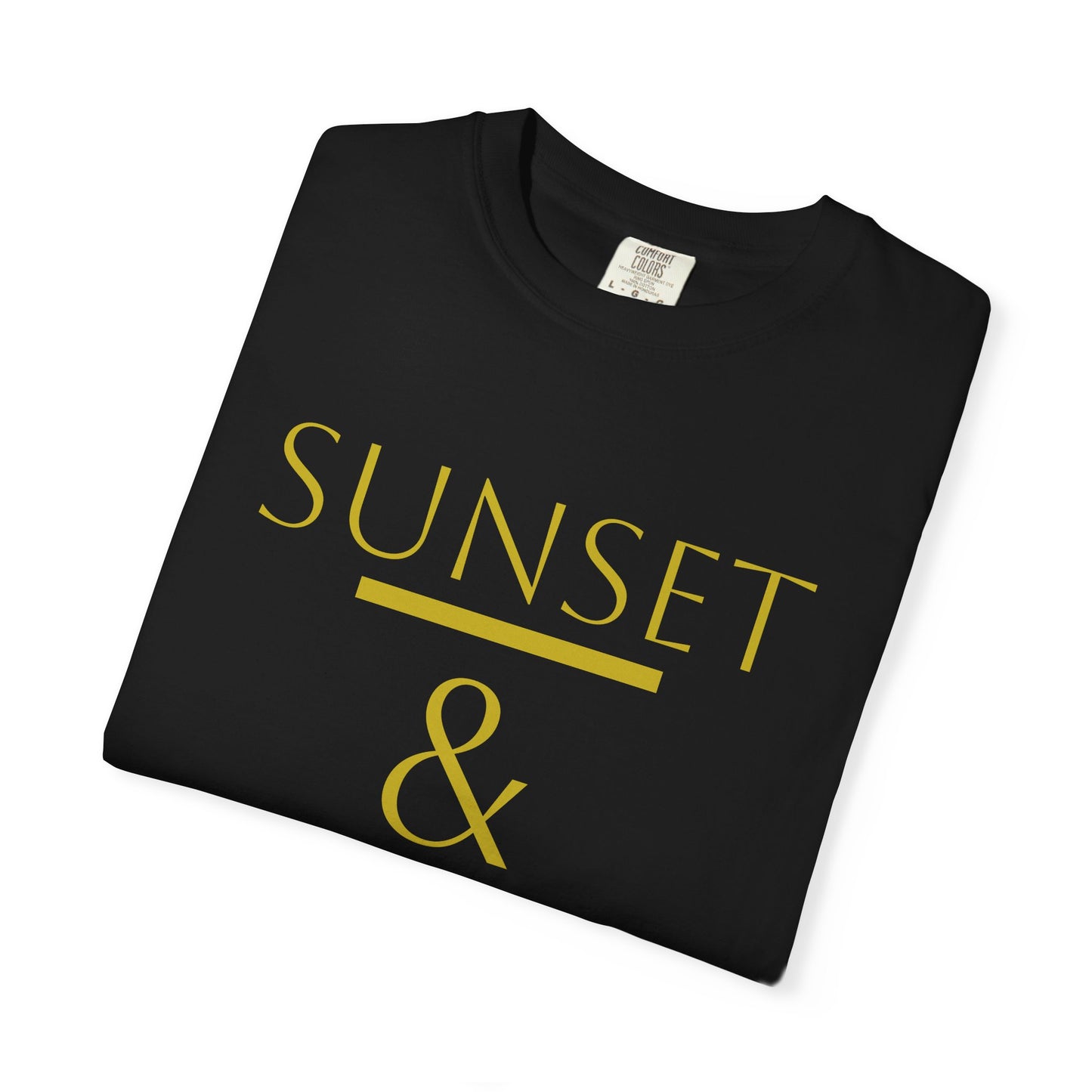 Sunset & Pineapple T‑Shirt — Tropical Beach Graphic Tee