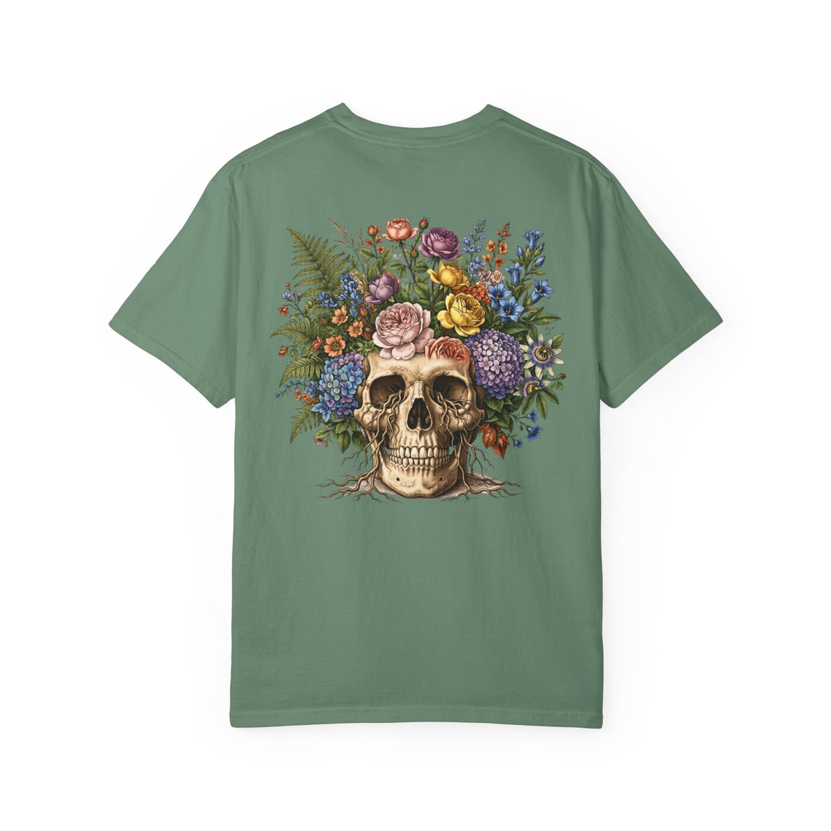 Vintage Botanical tattoo style Graphic Tee