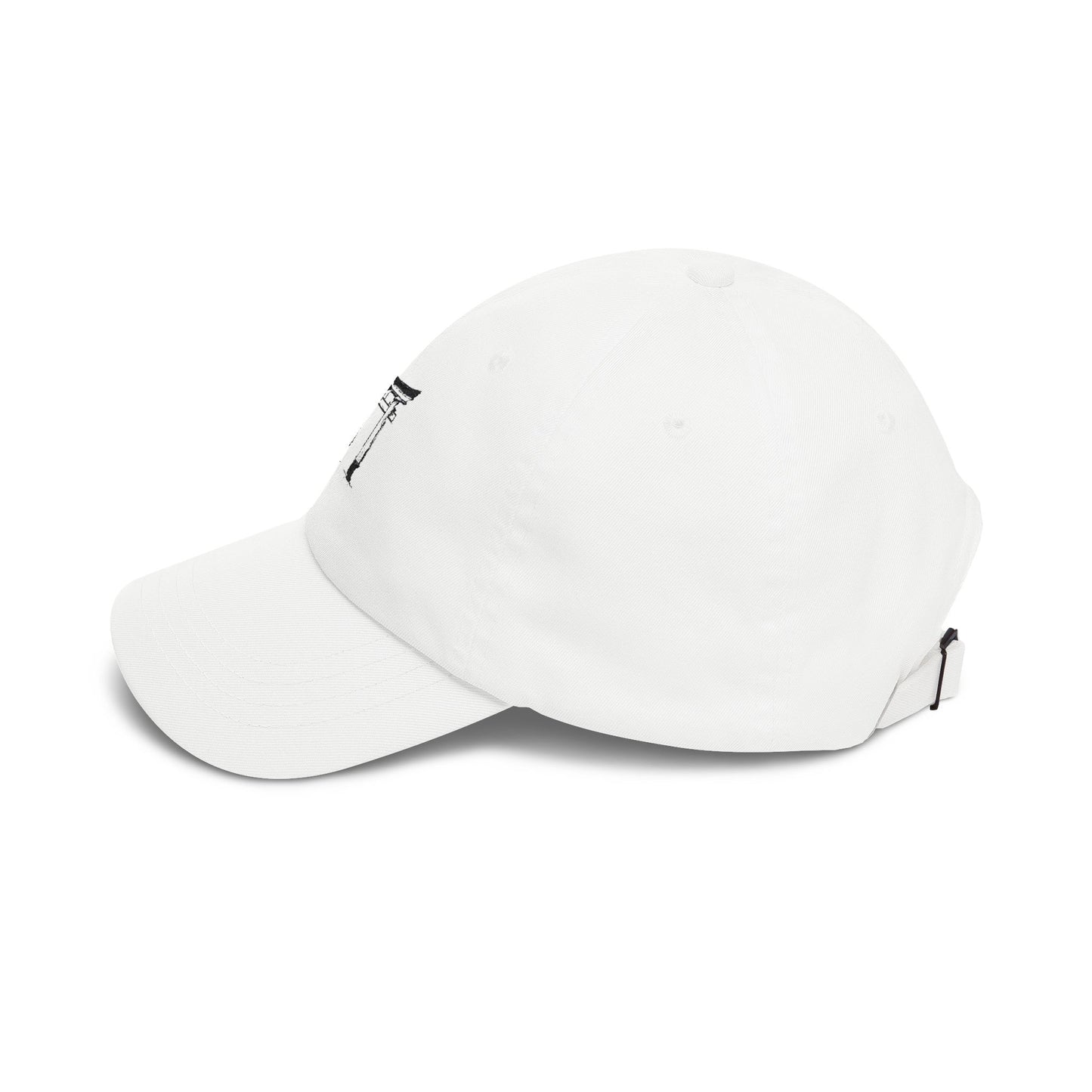 Torii Gate Dad Cap — Minimal Japanese Shrine Embroidered Baseball Hat