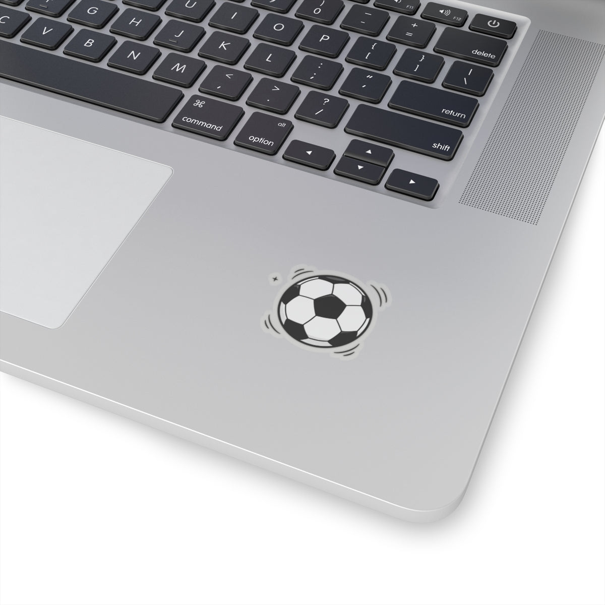 Soccer Ball Kiss-Cut Sticker — Mini Sports Decal for Laptops, Water Bottles & Gear