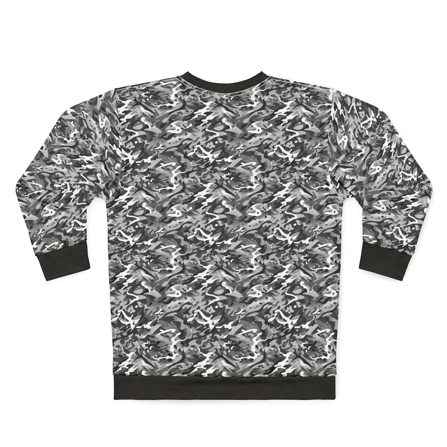 Urban Camo Unisex Sweatshirt, Trendy Graphic Pullover, Casual Streetwear, Stylish Layering Piece, Cozy Gift for All Occasions