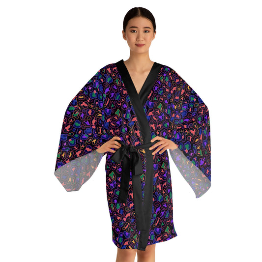 Kimono Leopard Heart / Leopard Heart Kimono Robe