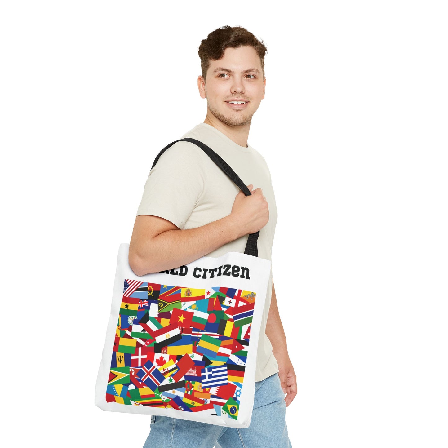 "WORLD CITIZEN" Tote Bag