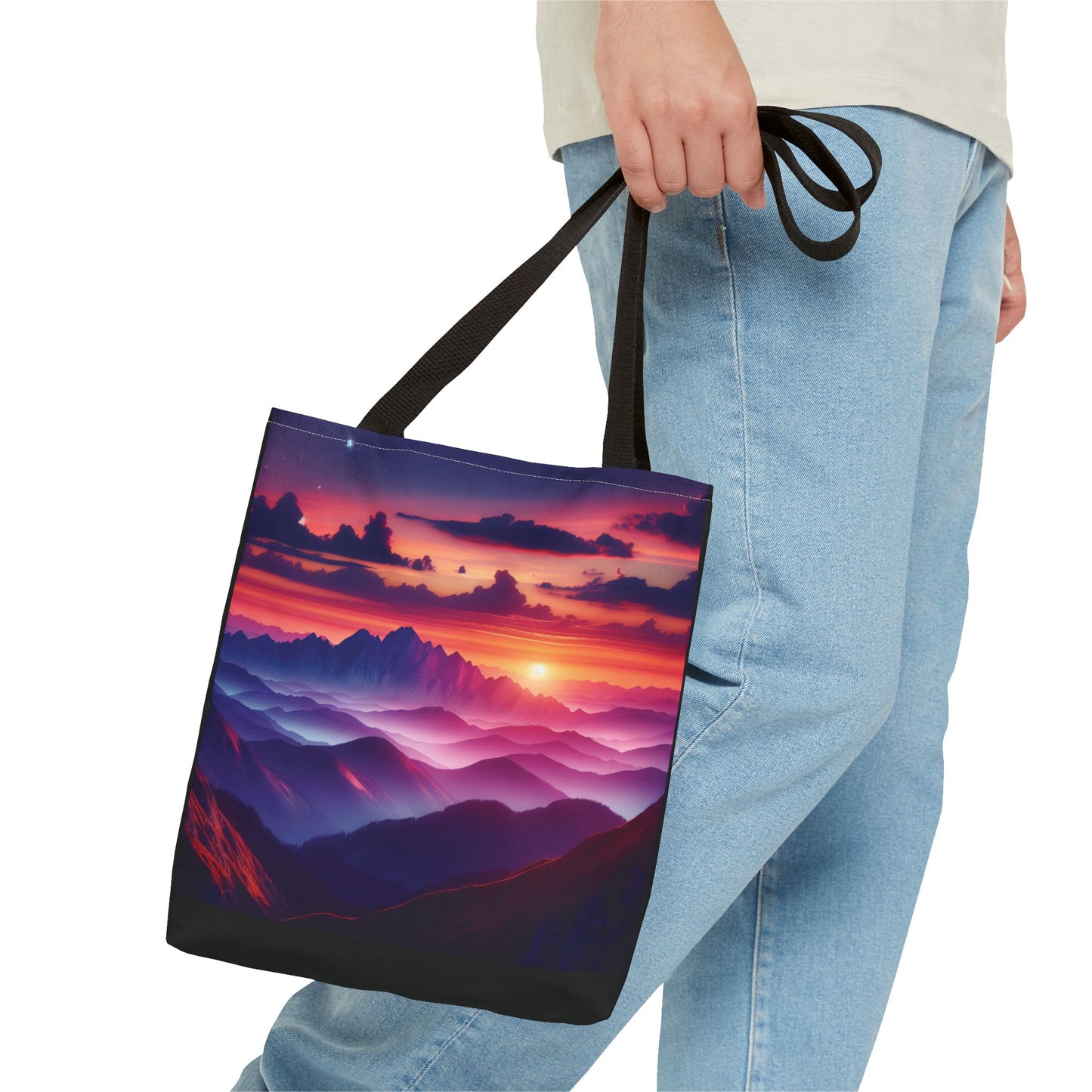 Tote Bag "Aurore boréale"