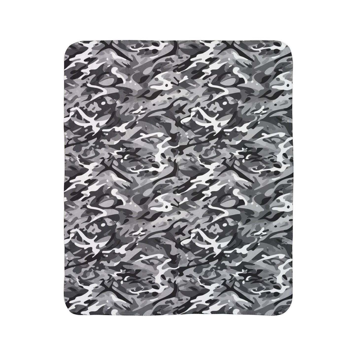 Plaid personnalisable Sherpa / — Cozy couverture Camouflage