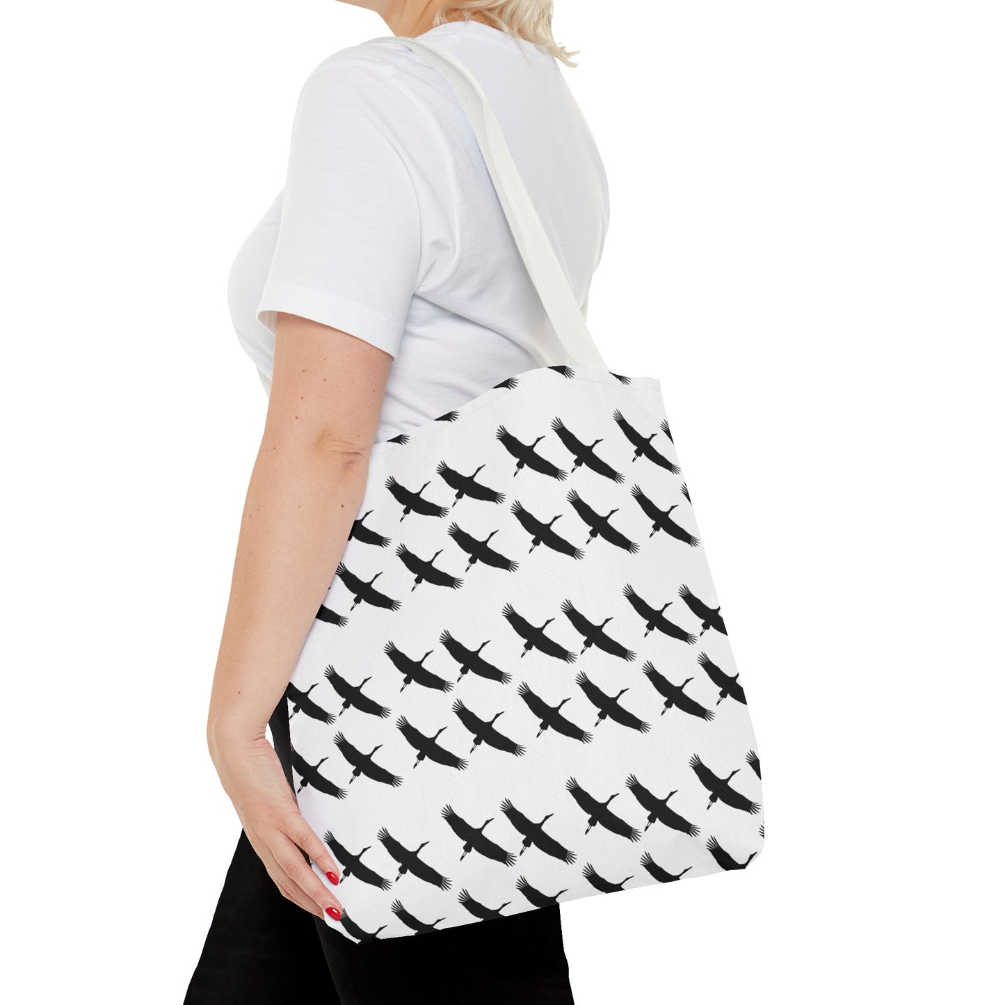 Les Cygognes Tote Bag, Swan Tote Bag, Bird Lover Gift, Eco-Friendly Bag, Shopping Bag, Reusable Grocery Bag
