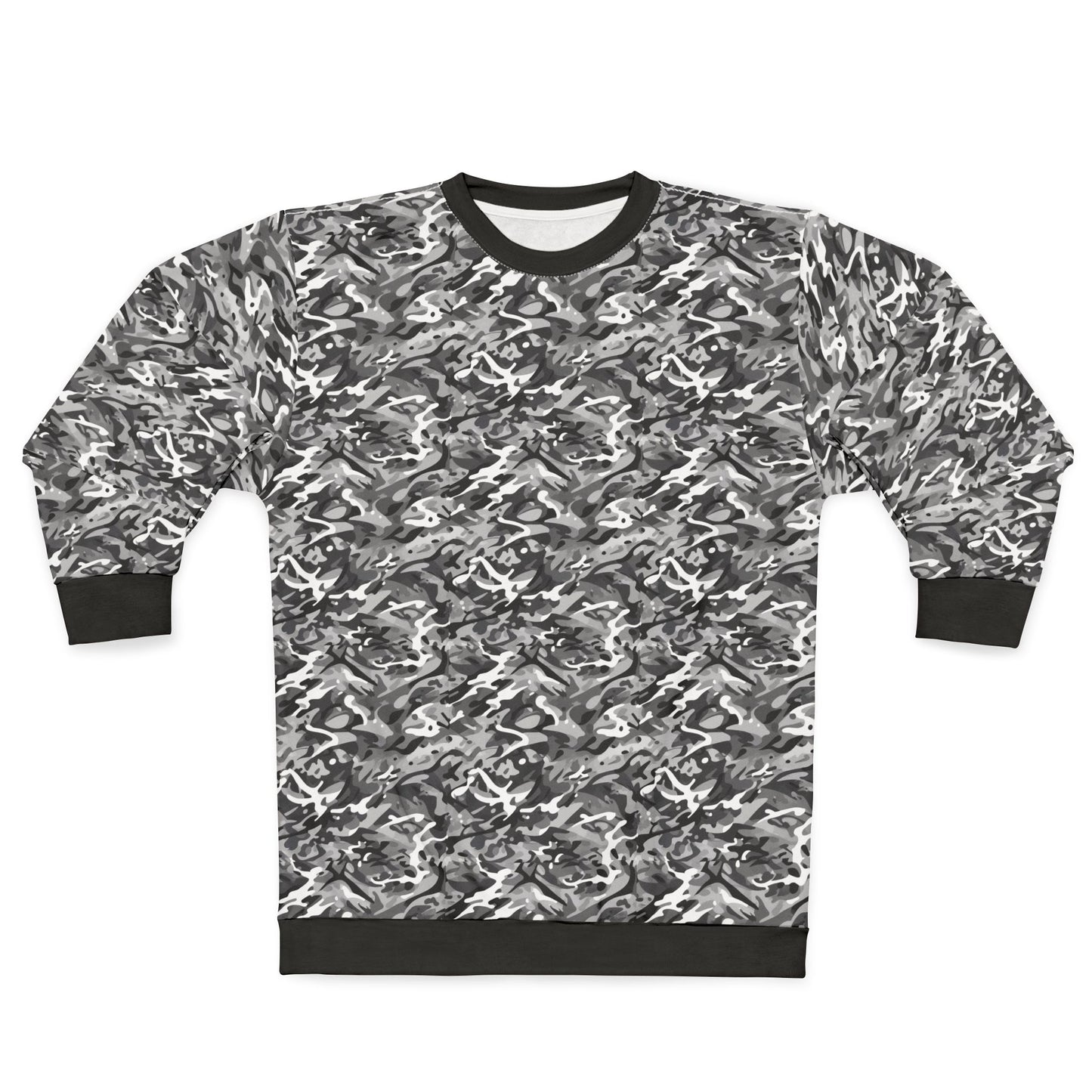 Urban Camo Unisex Sweatshirt, Trendy Graphic Pullover, Casual Streetwear, Stylish Layering Piece, Cozy Gift for All Occasions
