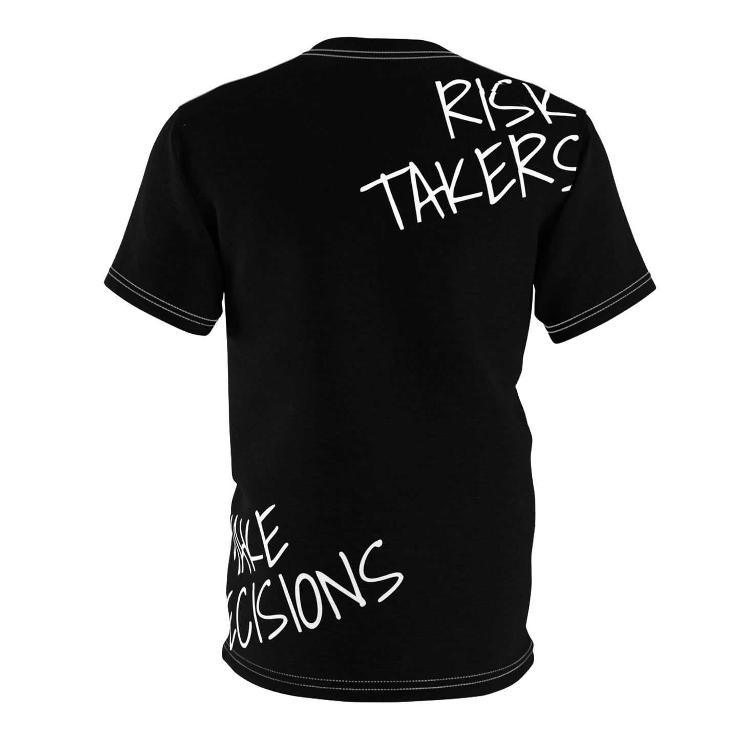 T-shirt personnalisable Noir "ÉDITION RISK TAKERS" (limité 1-999)