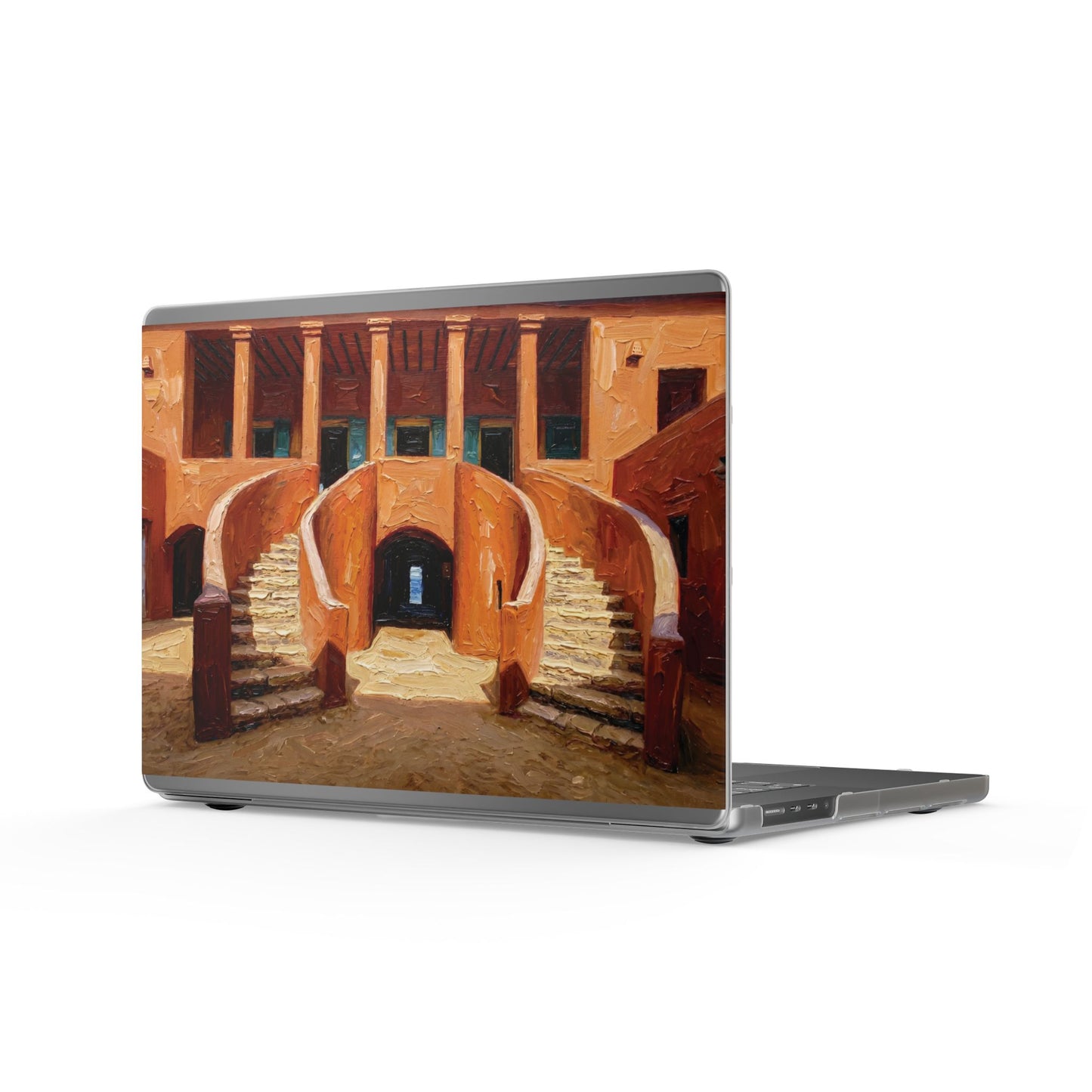 Painting Matte MacBook Case | Architectural Staircase Art