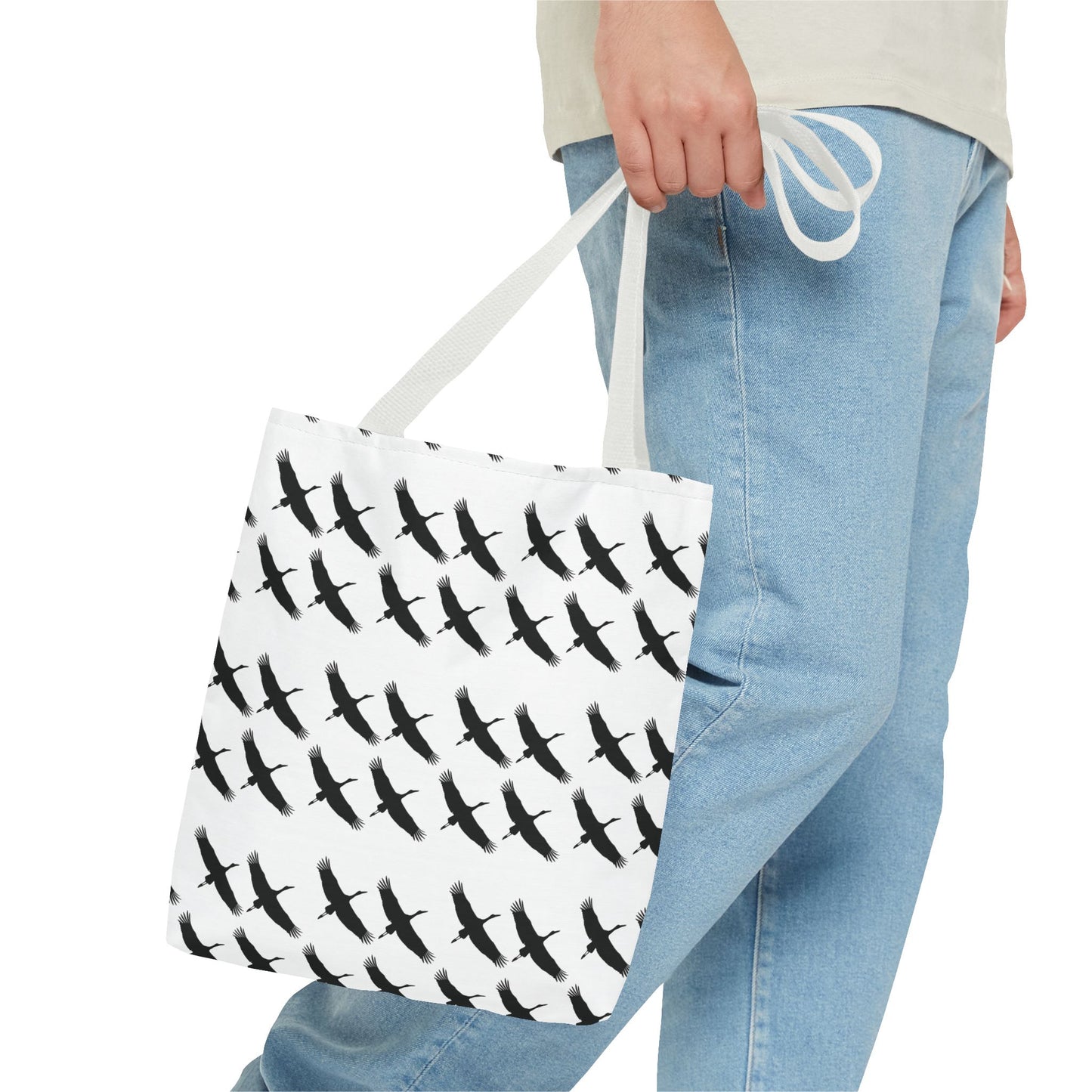 Les Cygognes Tote Bag, Swan Tote Bag, Bird Lover Gift, Eco-Friendly Bag, Shopping Bag, Reusable Grocery Bag