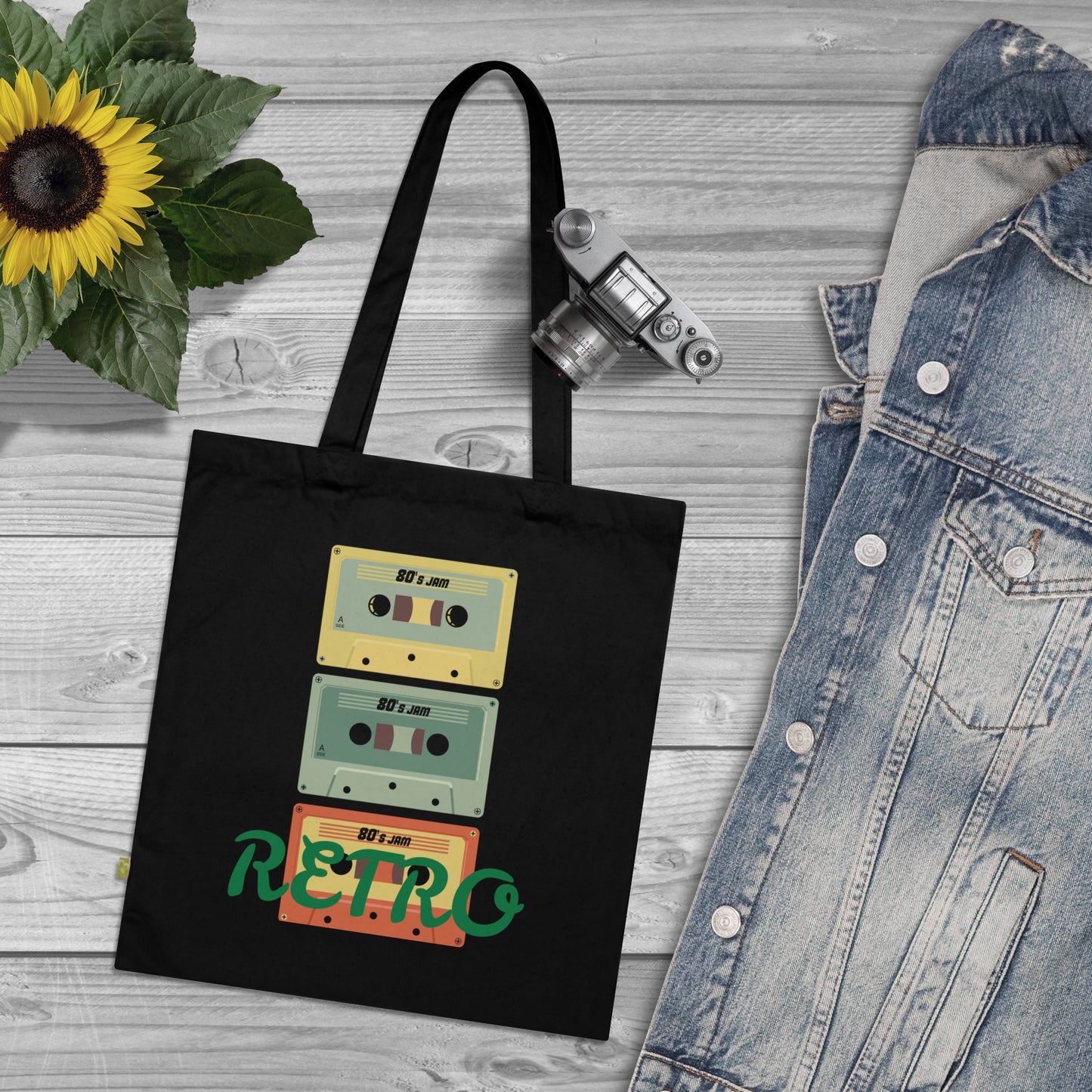 Tote BAG coton  "RETRO style"