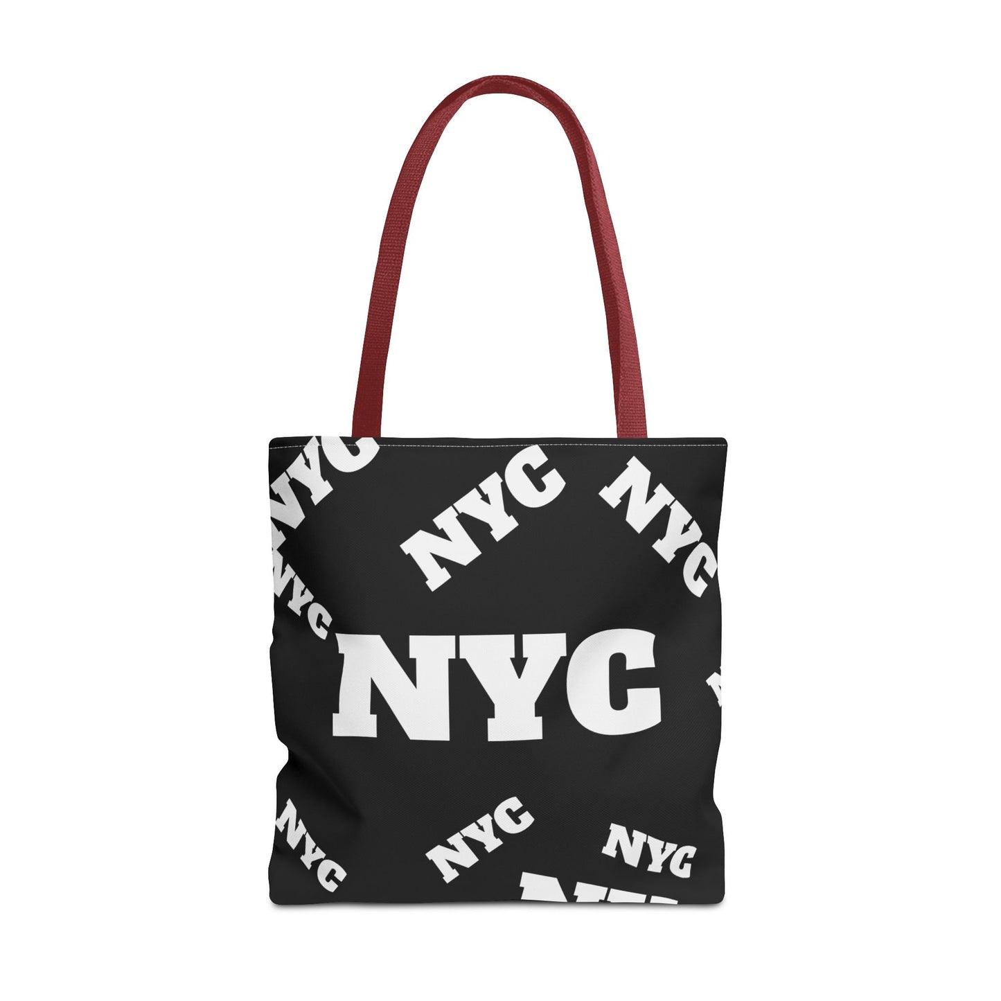 NYC Repeat Logo Tote Bag — Black City Graphic Tote