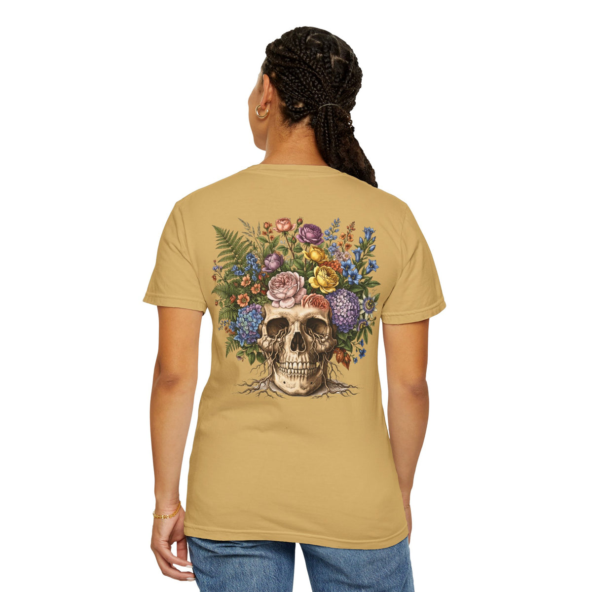 Vintage Botanical tattoo style Graphic Tee