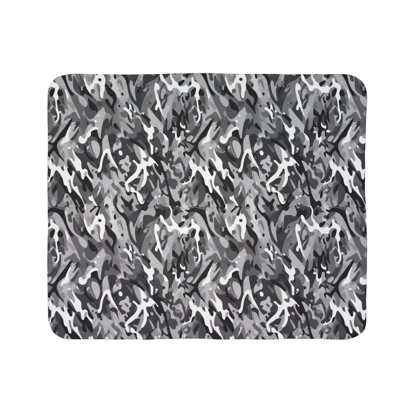 Plaid personnalisable Sherpa / — Cozy couverture Camouflage