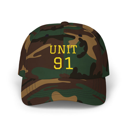 Camo 'UNIT 91'   MILITARY Urban Style Adjustable Hat