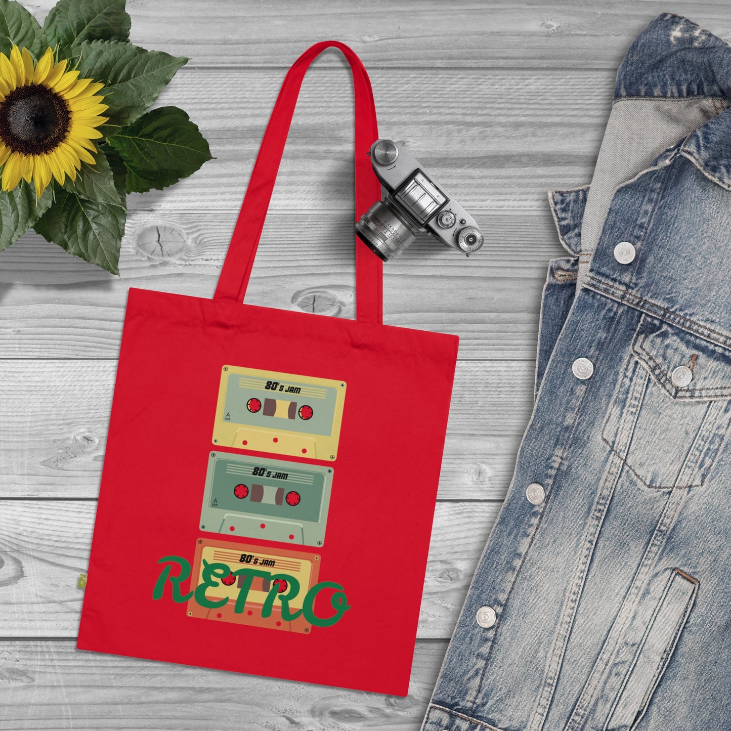 Tote BAG coton  "RETRO style"