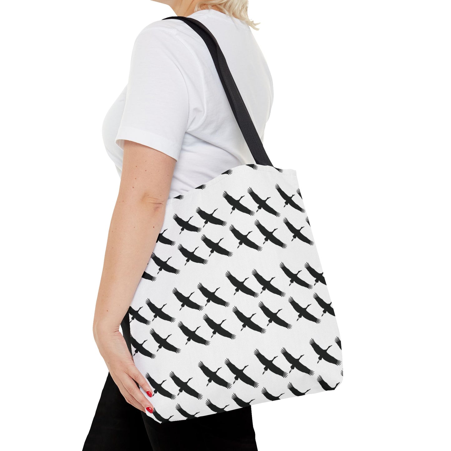 Les Cygognes Tote Bag, Swan Tote Bag, Bird Lover Gift, Eco-Friendly Bag, Shopping Bag, Reusable Grocery Bag