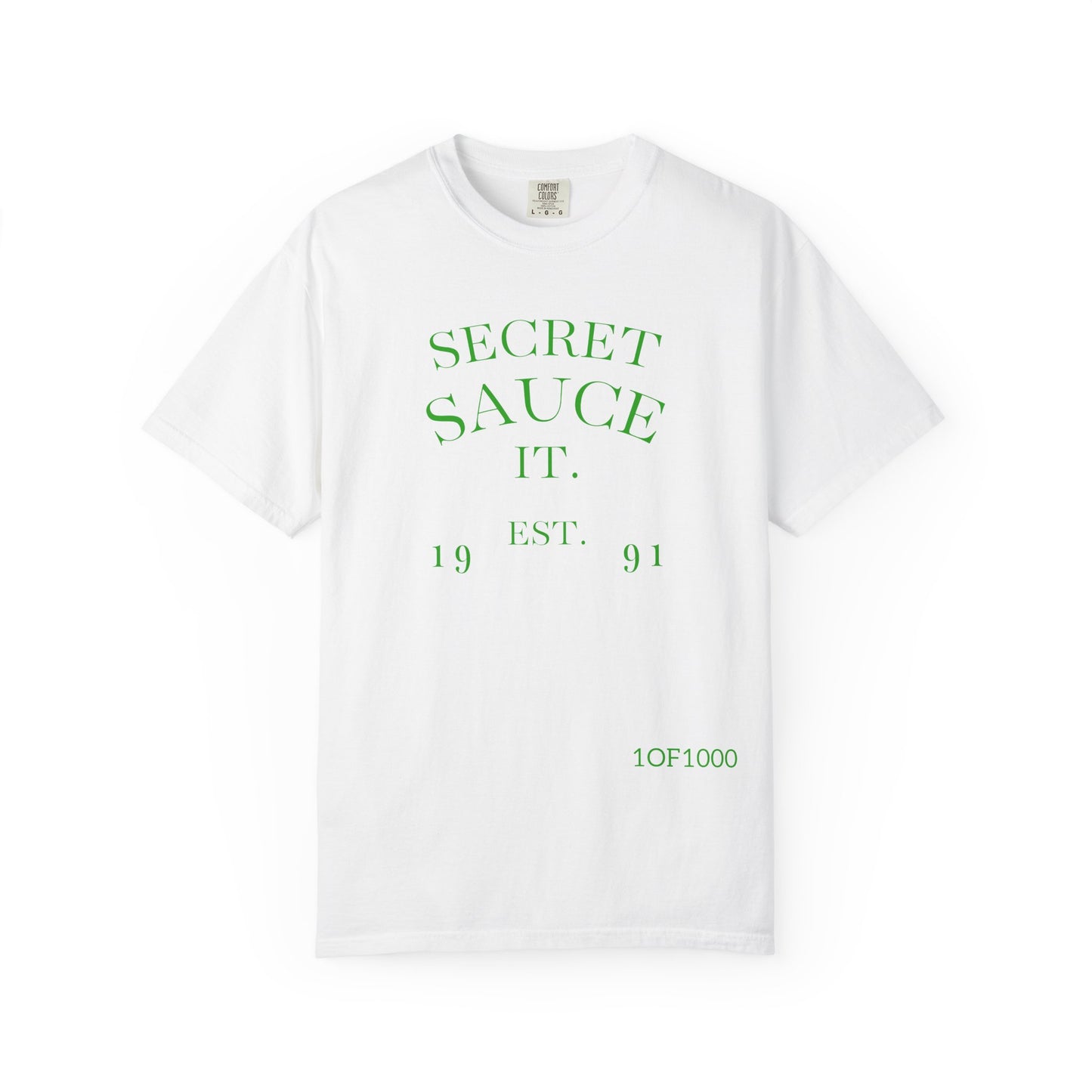 Secret Sauce IT-Shirt — 'Secret Sauce ITALIA'  Graphic Tee (Established 1991)