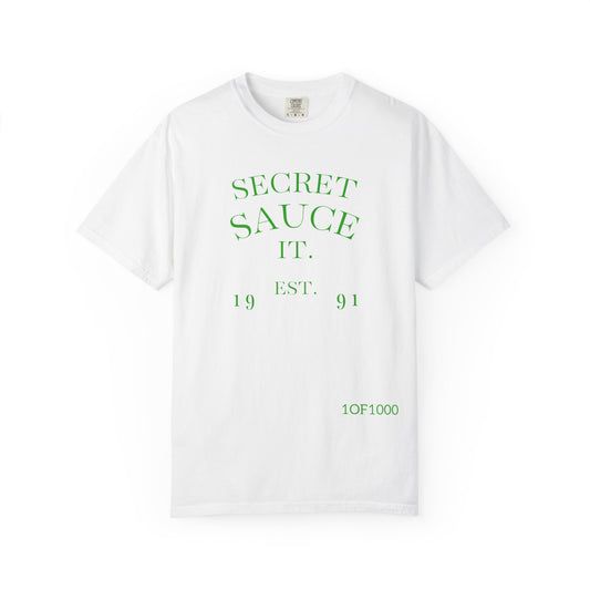 Secret Sauce IT-Shirt — 'Secret Sauce ITALIA'  Graphic Tee (Established 1991)
