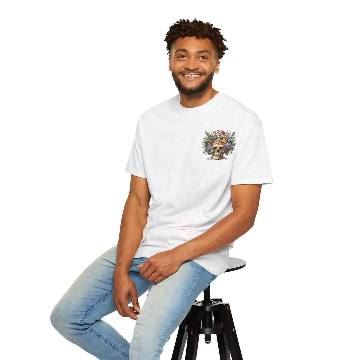 Vintage Botanical tattoo style Graphic Tee