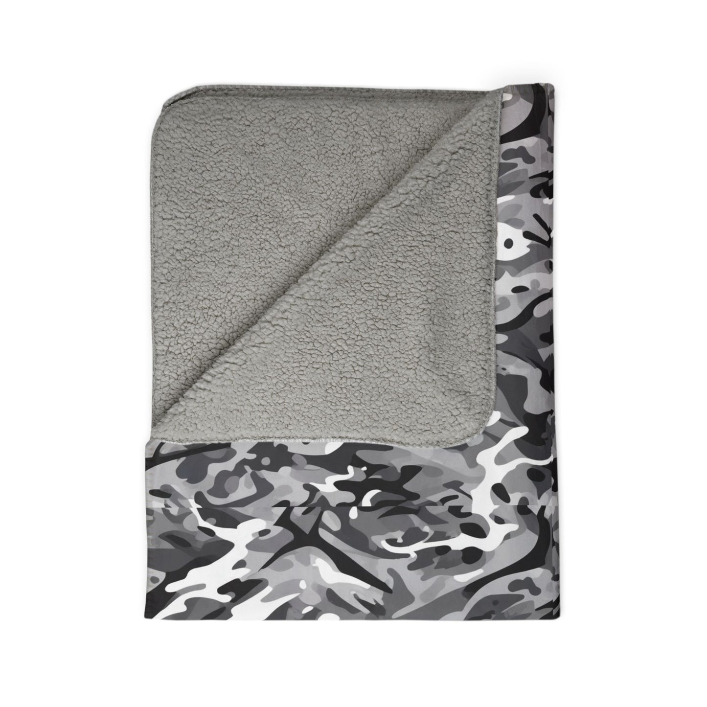 Plaid personnalisable Sherpa / — Cozy couverture Camouflage