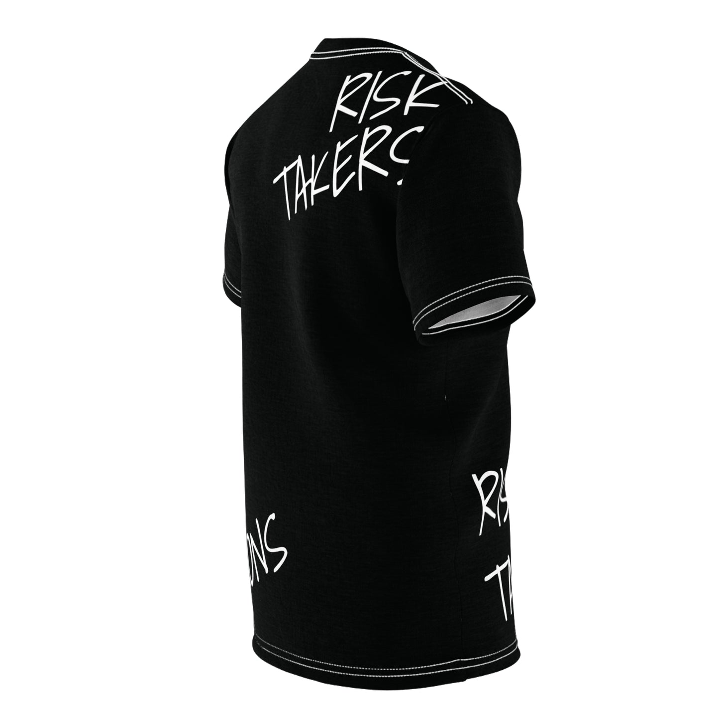 T-shirt personnalisable Noir "ÉDITION RISK TAKERS" (limité 1-999)