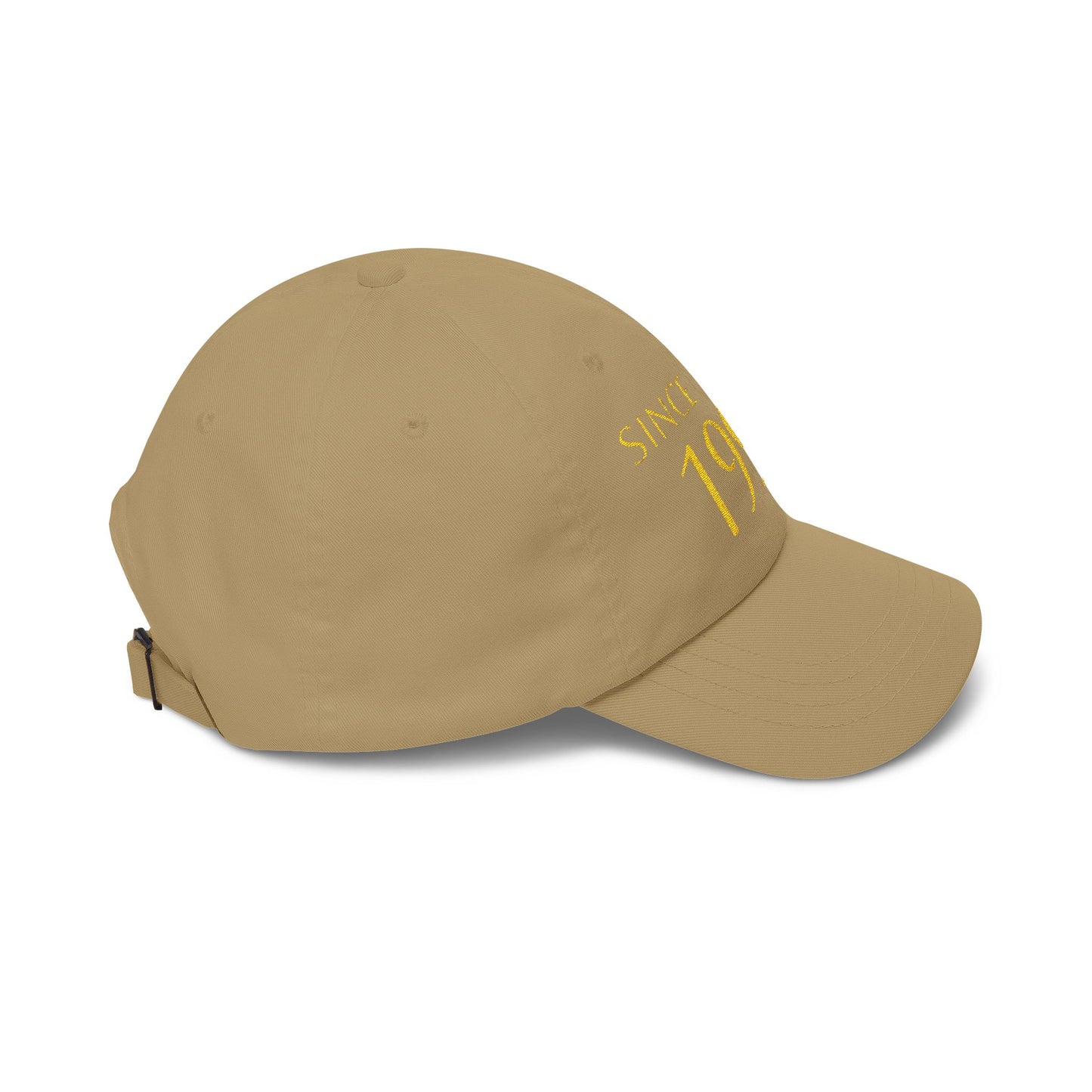 Personnalized Birth year Cap for gift  — Embroidered Gold Birthday cap