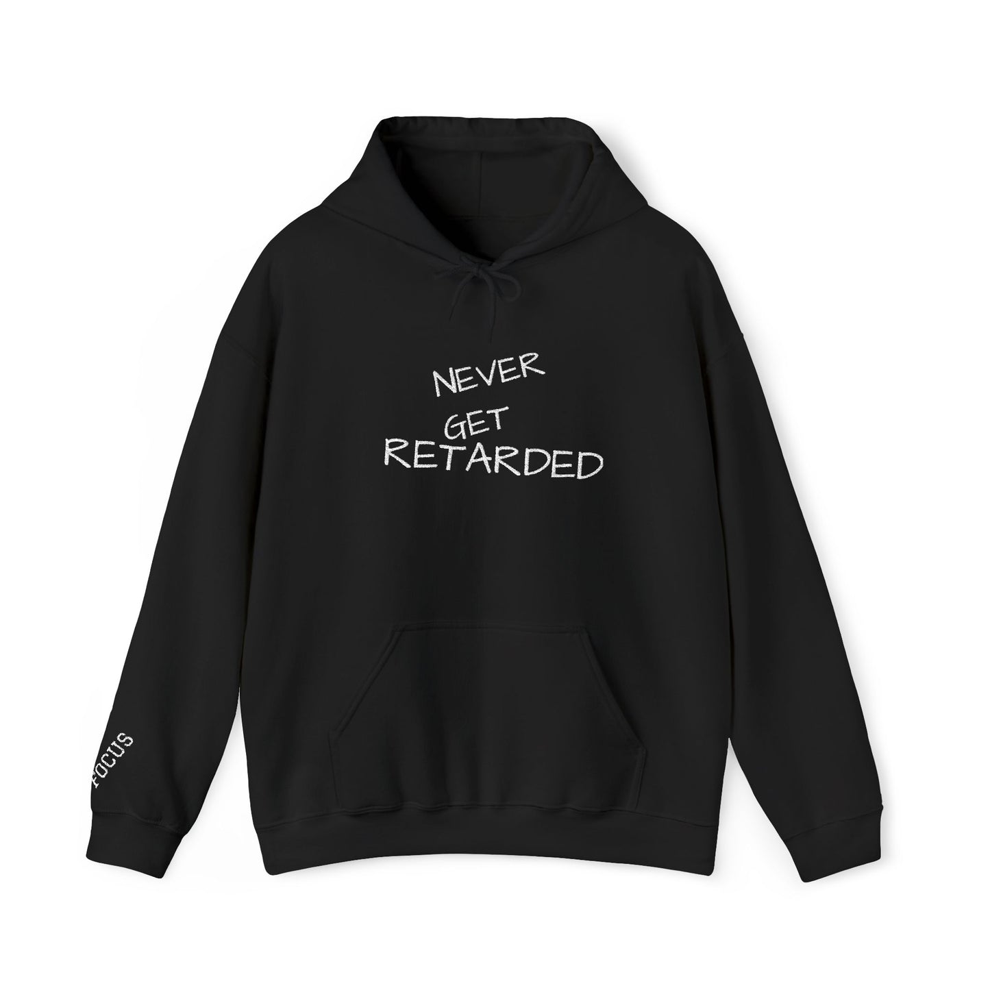Hoodie — Vintage Floral 'Not a Phase' White Pullover