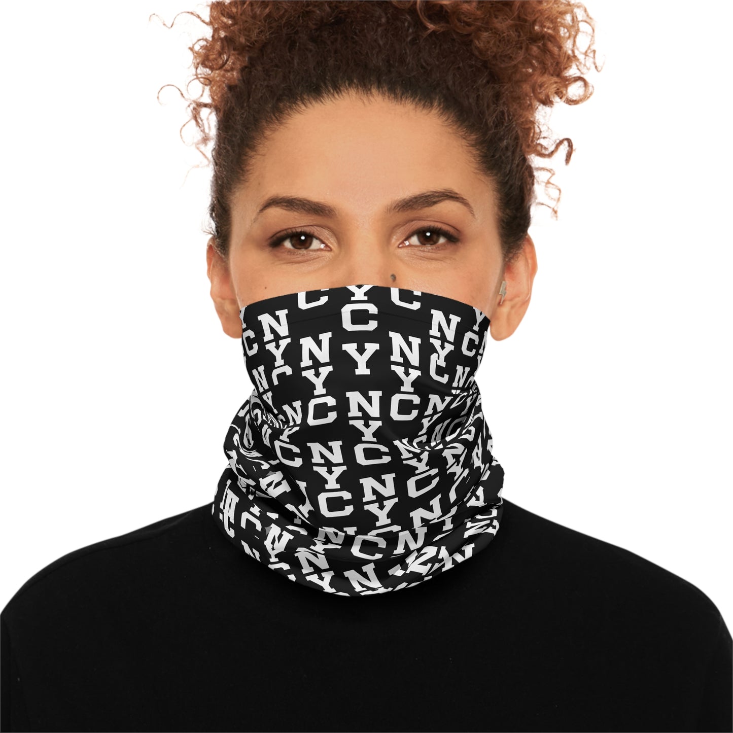 NYC pattern Neck Gaiter — Lightweight Face Covering