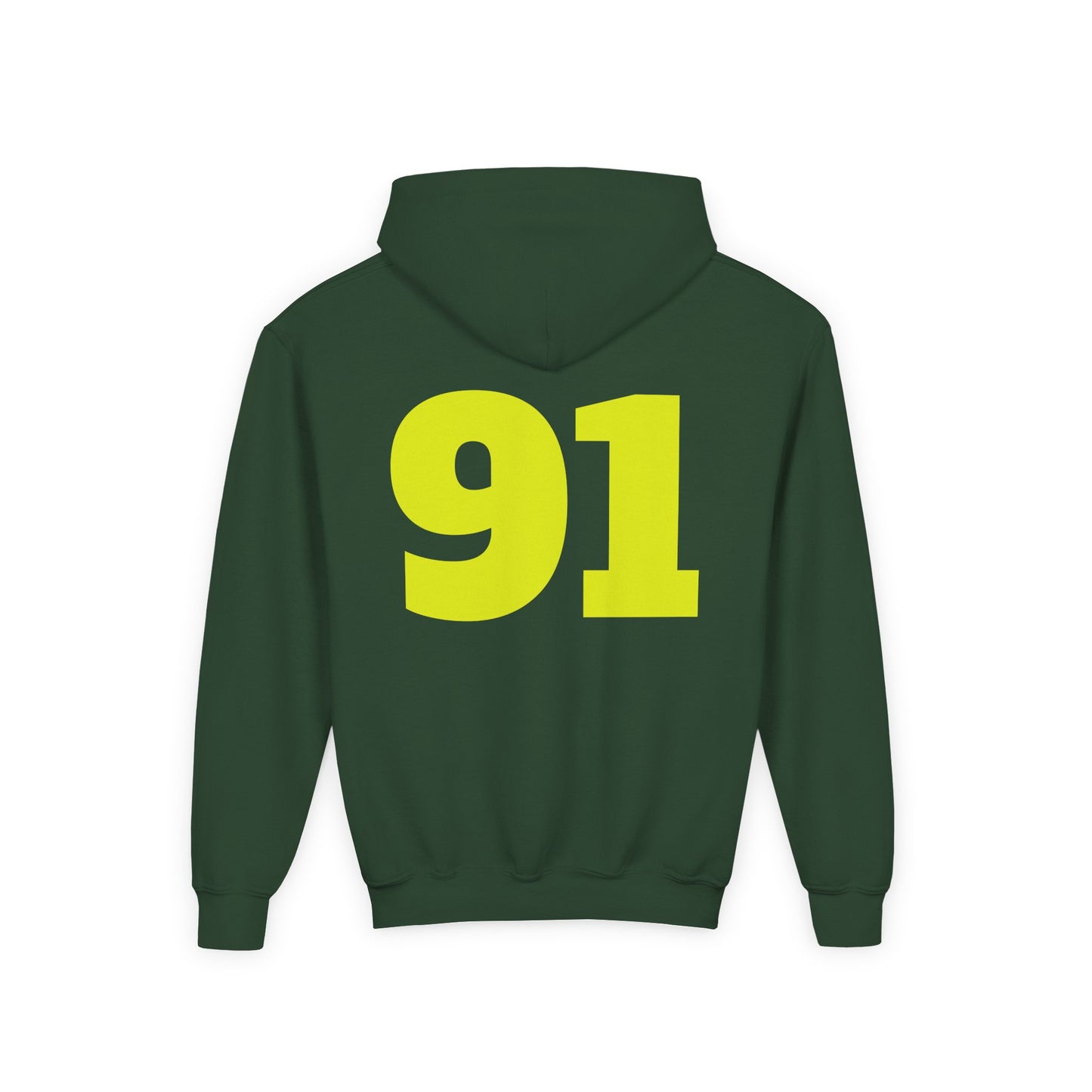 Youth Hoodie — Dakar All-Action Sports District Pullover with '91' Back Print