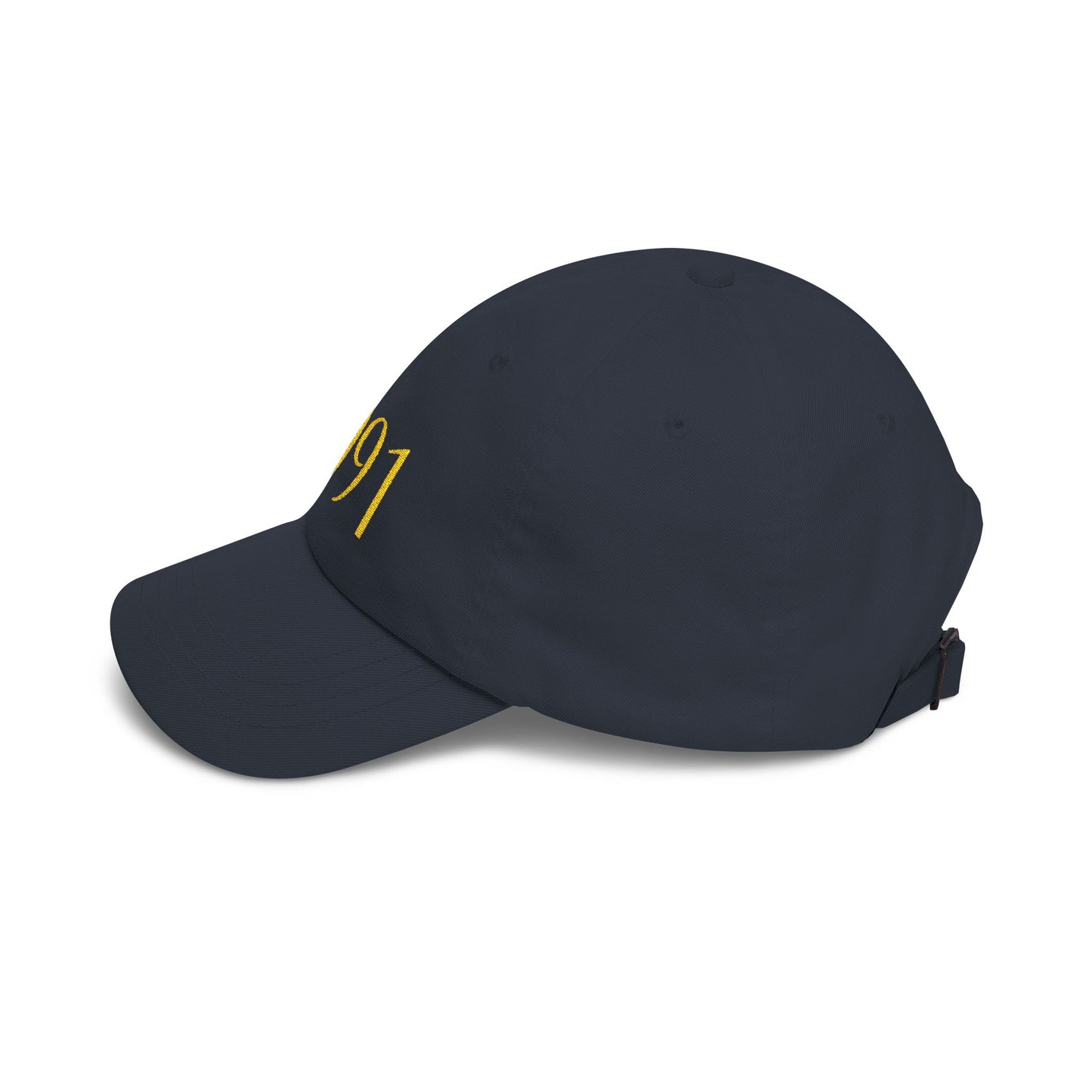 Personnalized Birth year Cap for gift  — Embroidered Gold Birthday cap