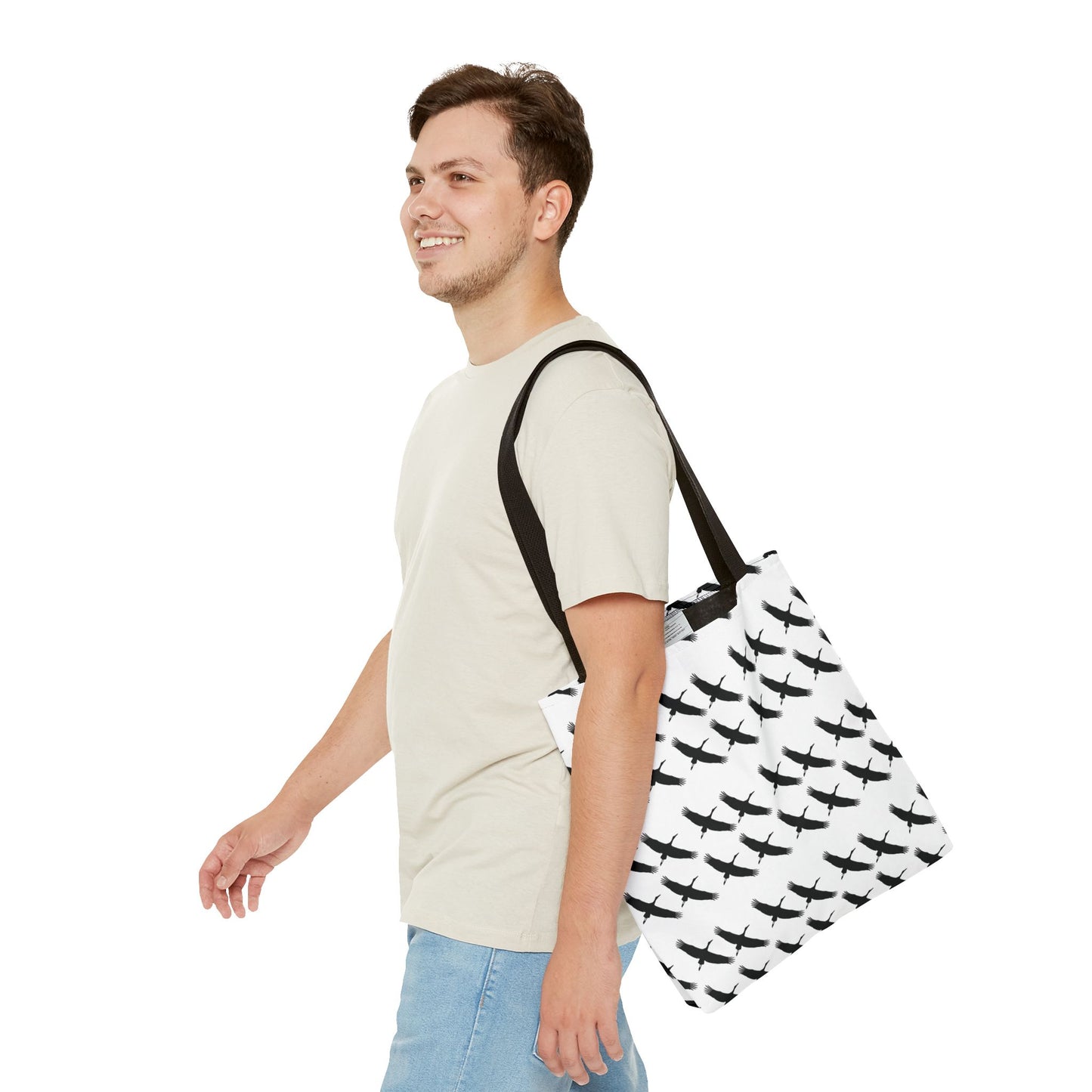 Les Cygognes Tote Bag, Swan Tote Bag, Bird Lover Gift, Eco-Friendly Bag, Shopping Bag, Reusable Grocery Bag