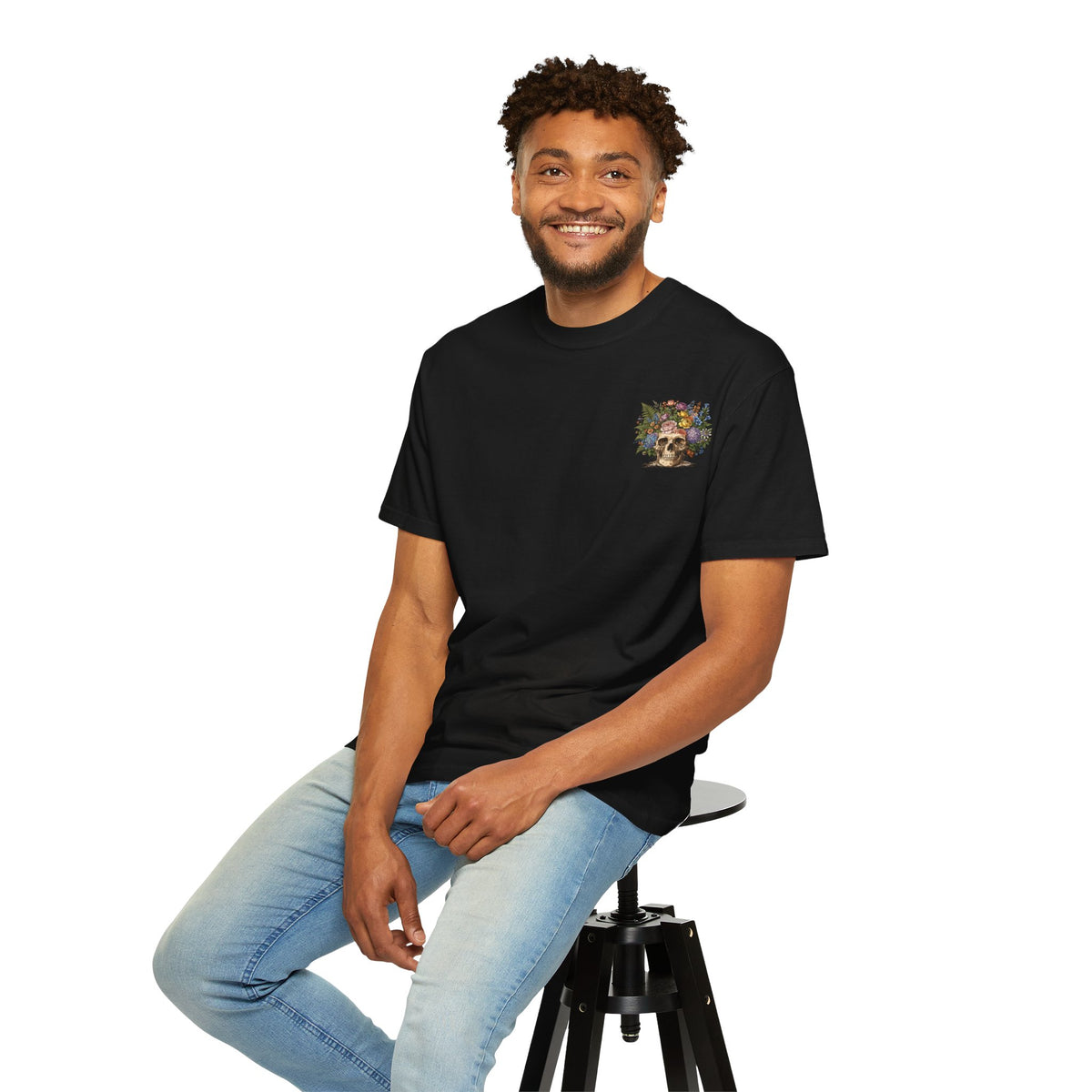 Vintage Botanical tattoo style Graphic Tee