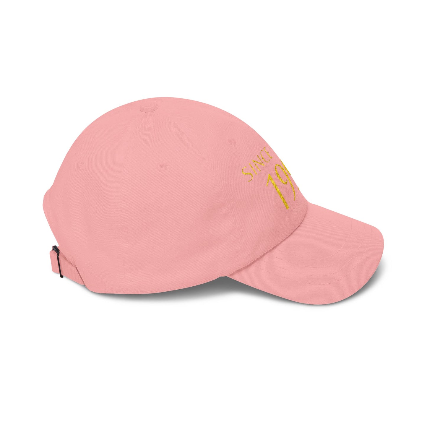 Personnalized Birth year Cap for gift  — Embroidered Gold Birthday cap