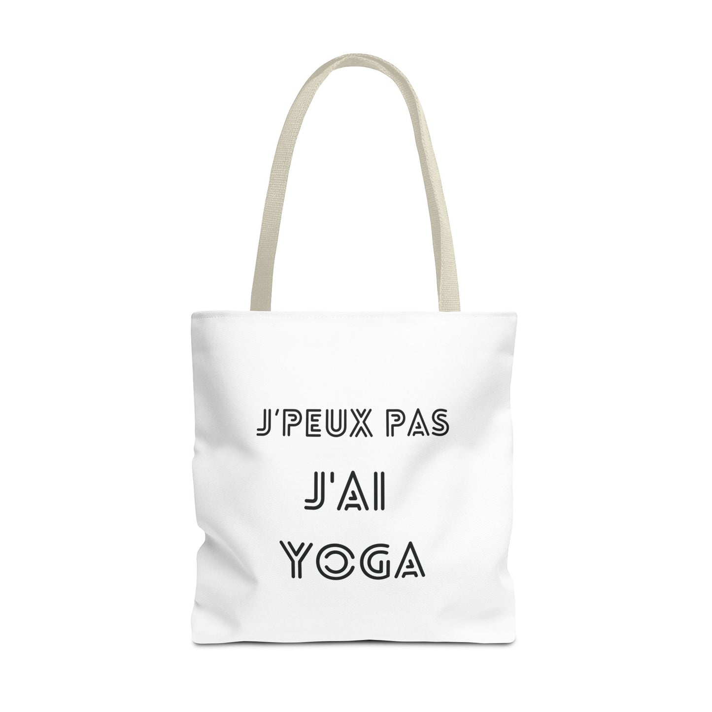 Tote Bag personnalisable "J'PEUX PAS J'AI YOGA"