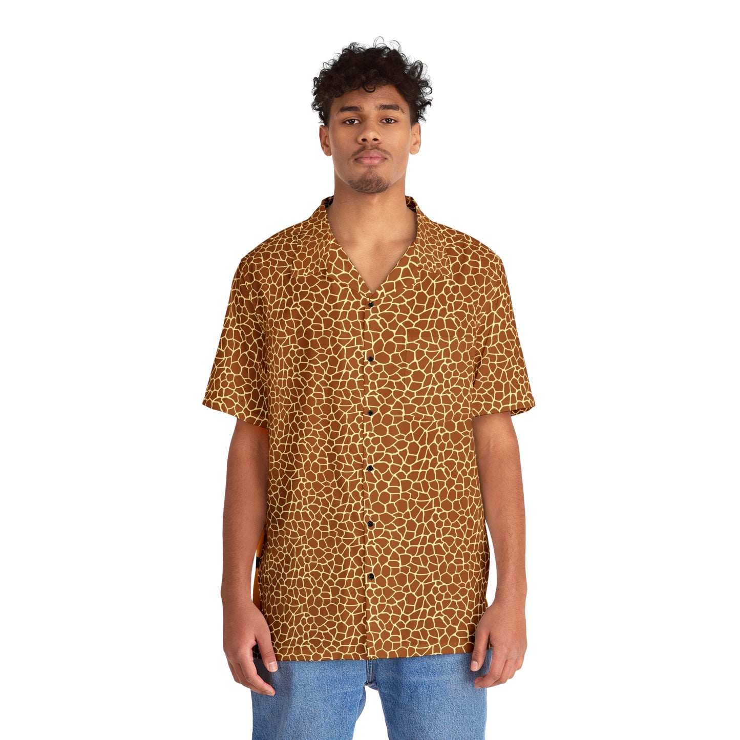 Chemise hawaïenne motif "Girafe" (édition limitée 1-999)