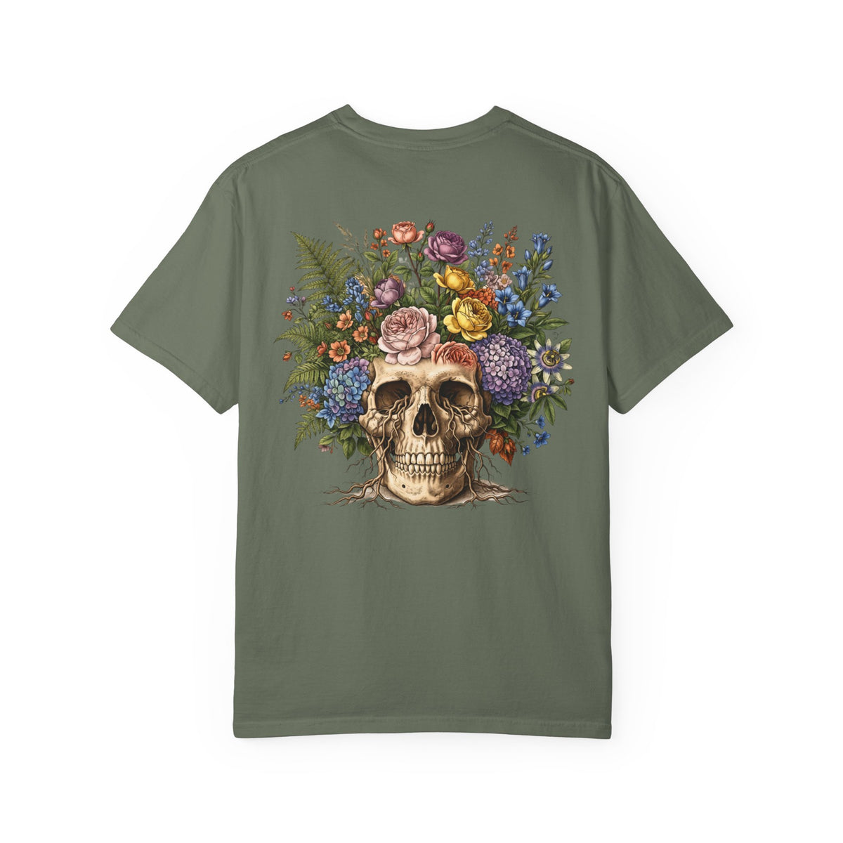 Vintage Botanical tattoo style Graphic Tee