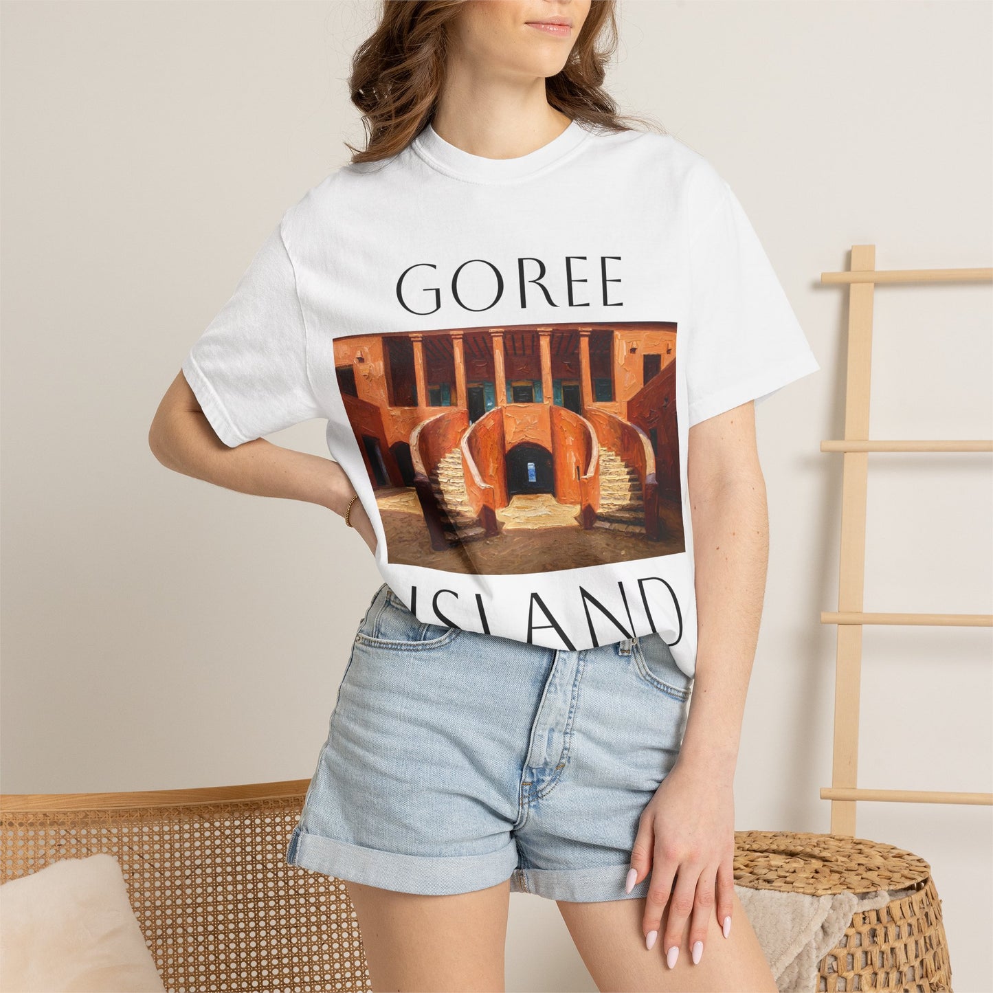 Goree Island Photo T‑Shirt – Historic Fort Architecture Tee