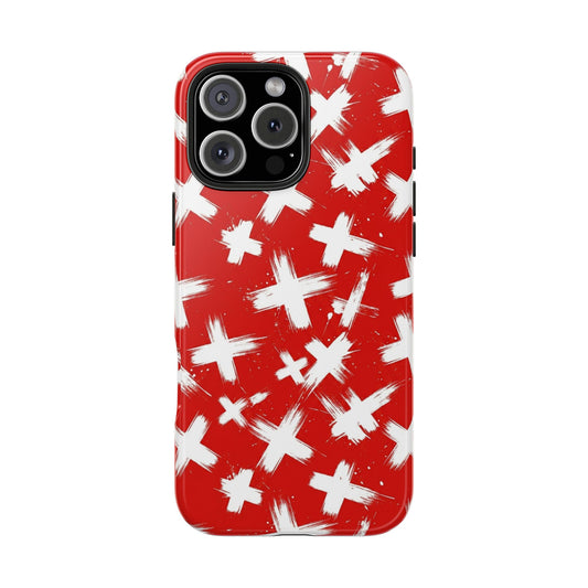 Coque Red Brushstroke / Red Brushstroke Phone Case