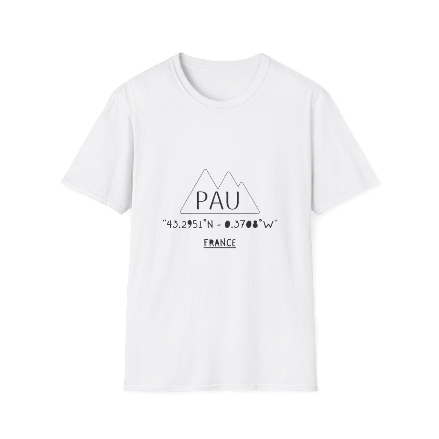 T-Shirt Pau coordonnées  (reédition).