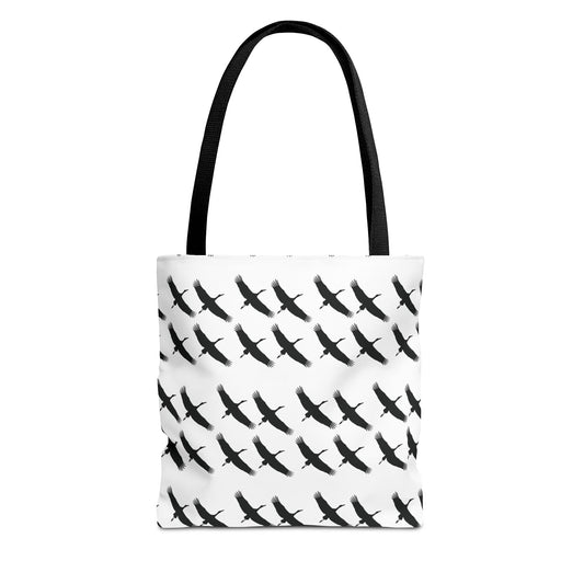 Les Cygognes Tote Bag, Swan Tote Bag, Bird Lover Gift, Eco-Friendly Bag, Shopping Bag, Reusable Grocery Bag